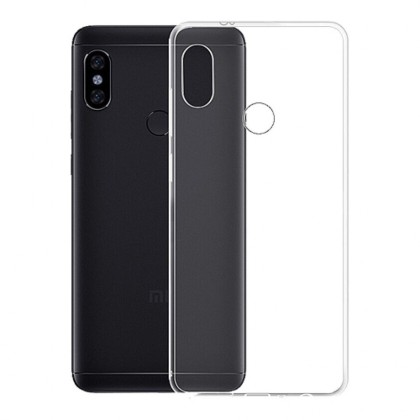 Чехол-накладка силикон 0.5мм Xiaomi Redmi Note 6 Pro прозрачный