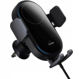 Держатель c беспроводной зарядкой Baseus LightChaser Wireless Charging 15W C40355900121-00 черный