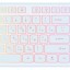 Клавиатура проводная Smartbuy ONE 305 USB/104+12 клавиш/Подсветка Rainbow/1.5м белая (SBK-305U-W)