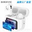 Беспроводные наушники с дисплеем Borofone BW76 BT5.4/4ч белые