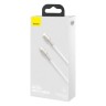 Кабель-зарядка Type-C на Lightning Baseus Cafule Metal 20W 1м CATLJK-A02 белый
