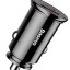 Автомобильное заряд. устр. Baseus Circular Plastic 1USB/1C 30W (CCALL-YS01) черное