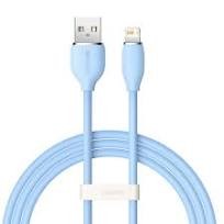 Usb Кабель-зарядка Lightning Baseus Jelly Liquid Silica Gel 2.4A 1.2м (CAGD000003) синий